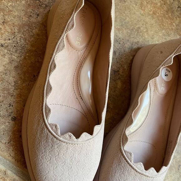 Taryn Rose "Dasha" ballet nude flats sz 6 Excllnt - Picture 5 of 12